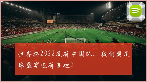 世界杯2022没有中国队：我们离足球盛宴还有多远？